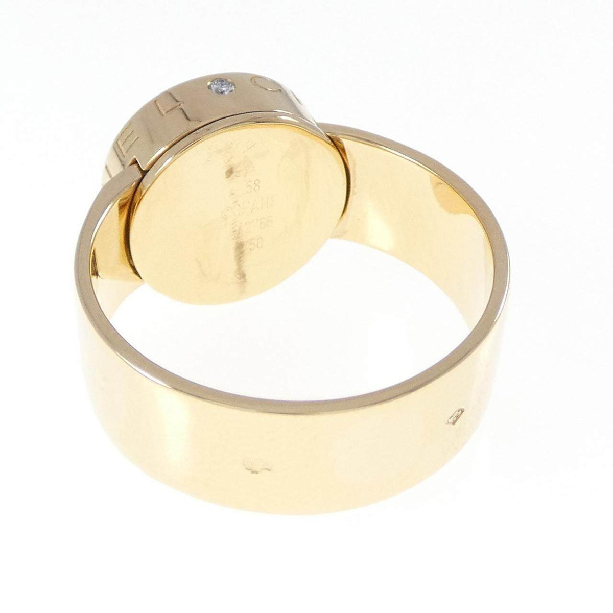 Chanel La Ronde 18K Yellow Gold Diamond Ring – top view