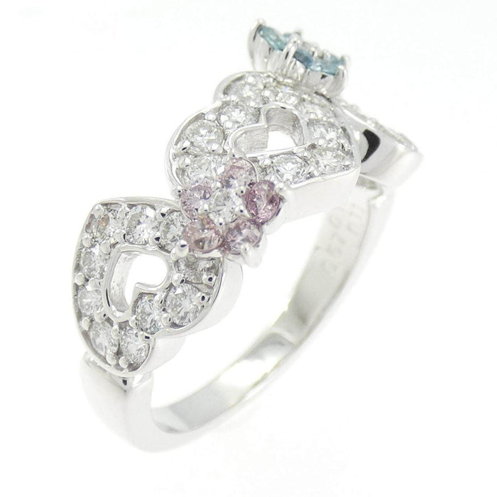 Ponte Vecchio 18K White Gold Diamond Ring – front view