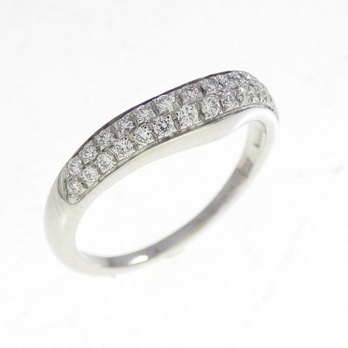 Bulgari Fedy Platinum Diamond Ring – front view