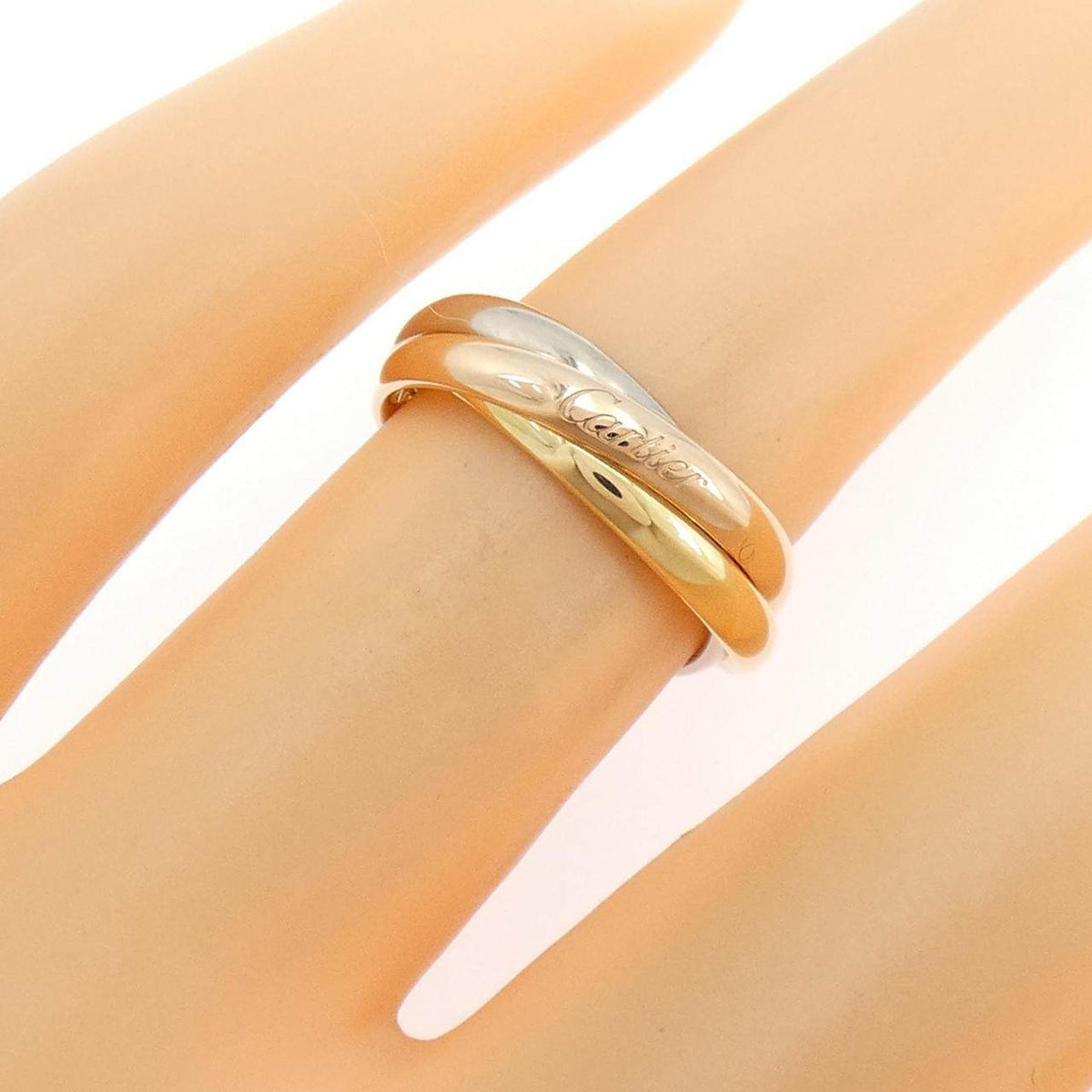 Cartier Trinity Small Three 18K Yellow Gold Diamond Ring – packaging
