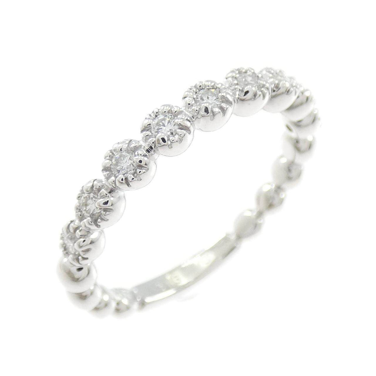 Ponte Vecchio 18K White Gold Diamond Ring – front view