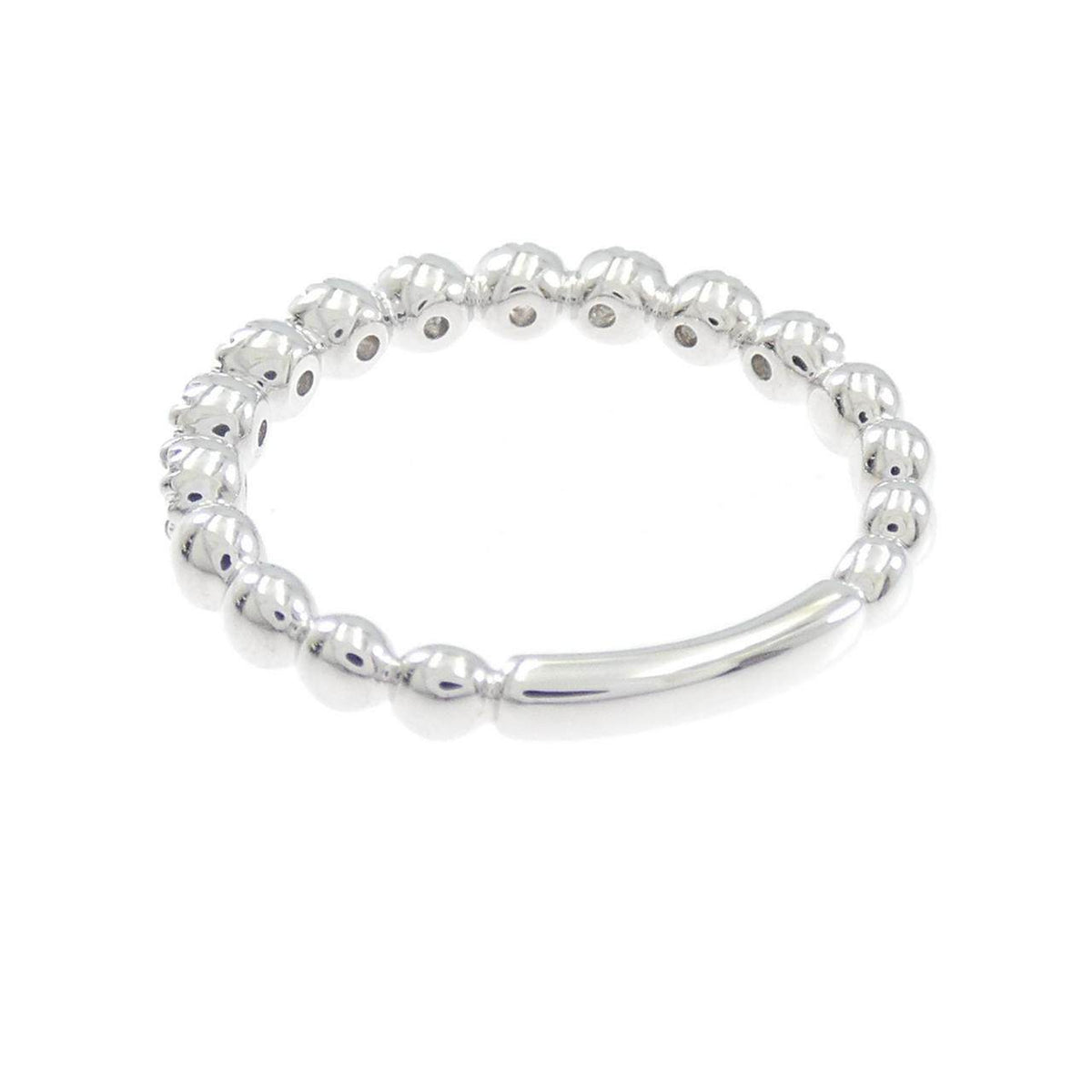 Ponte Vecchio 18K White Gold Diamond Ring – top view