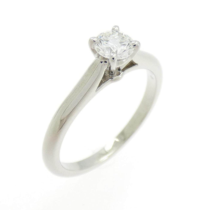 Cartier 1895 Platinum Diamond Solitaire Ring – front view