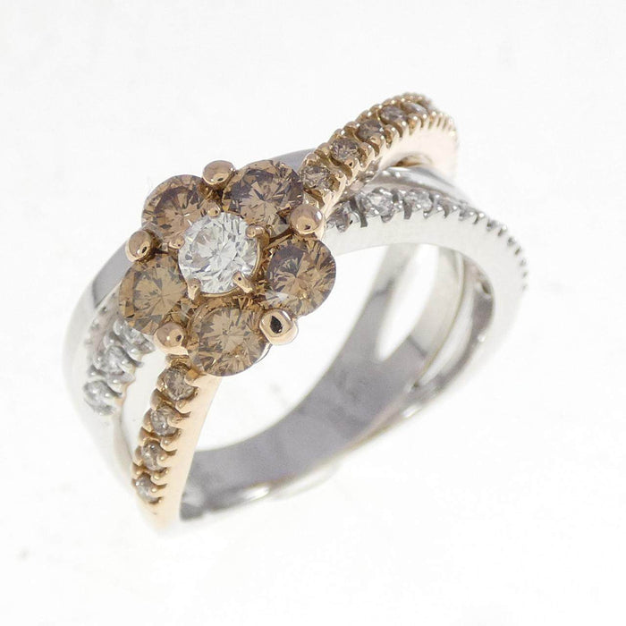Ponte Vecchio 18K White Gold Diamond Ring – front view