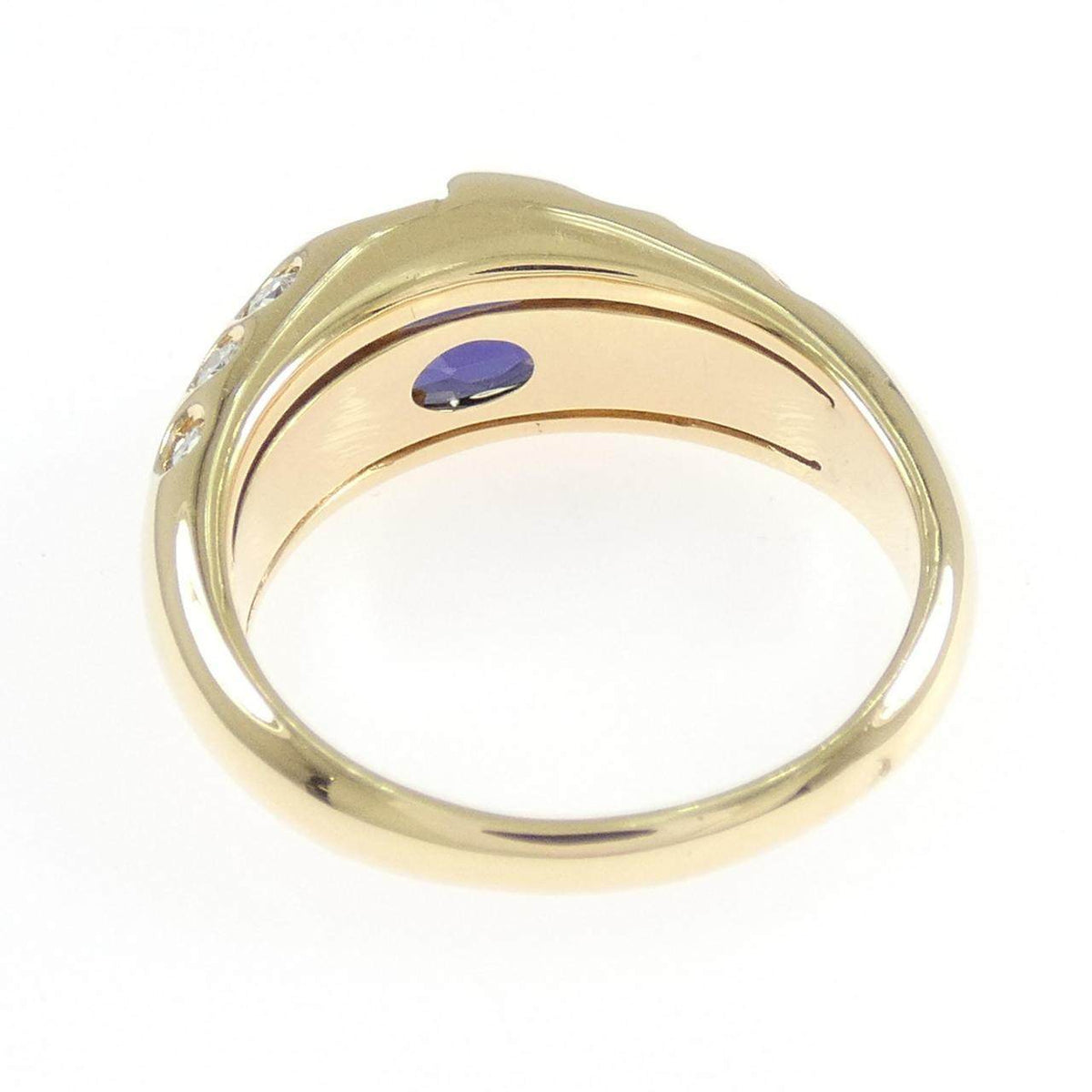 Chaumet Vague 18K Yellow Gold Ring – top view