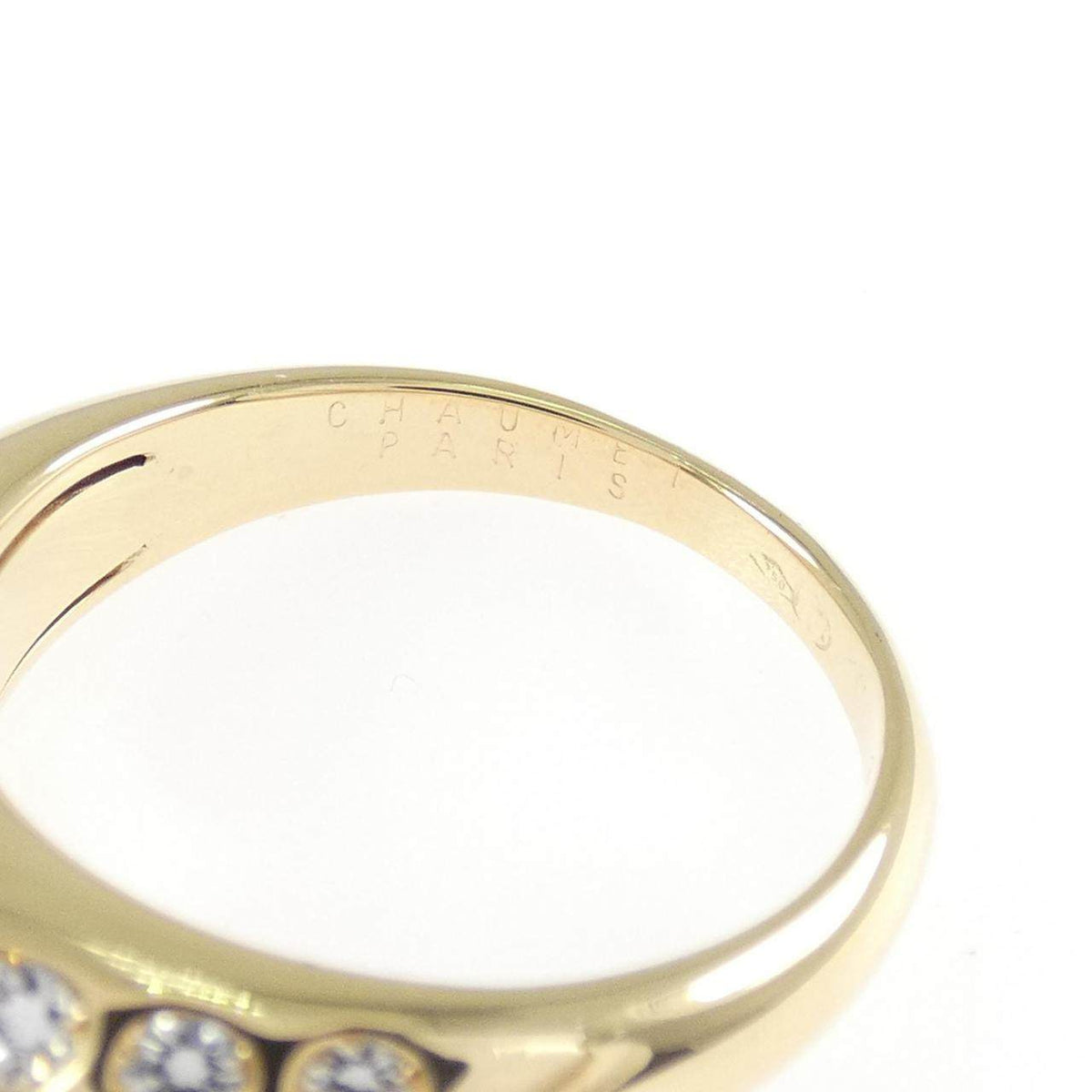 Chaumet Vague 18K Yellow Gold Ring – inside band