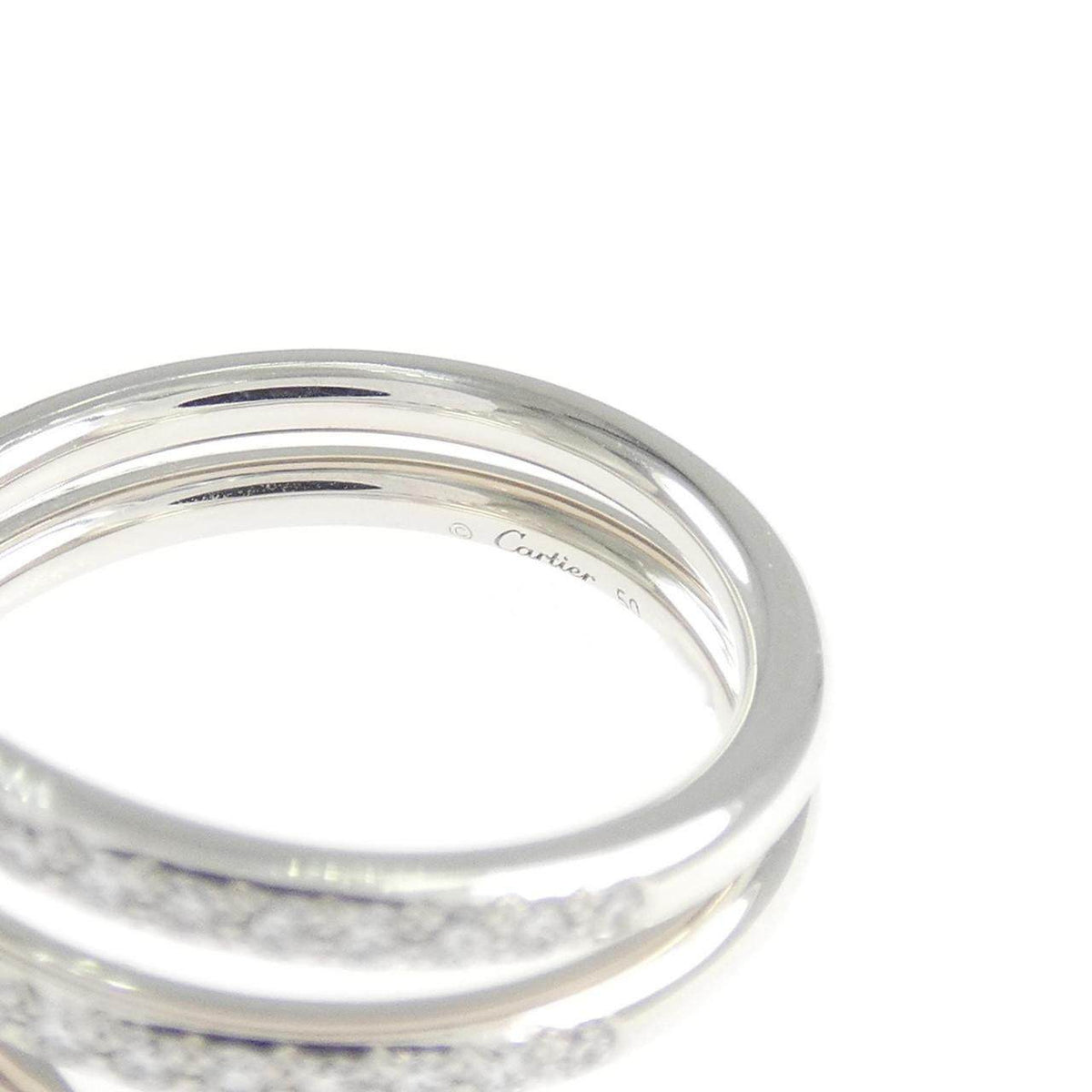 Cartier Juste Un Clou 18K White Gold Diamond Ring – inside band
