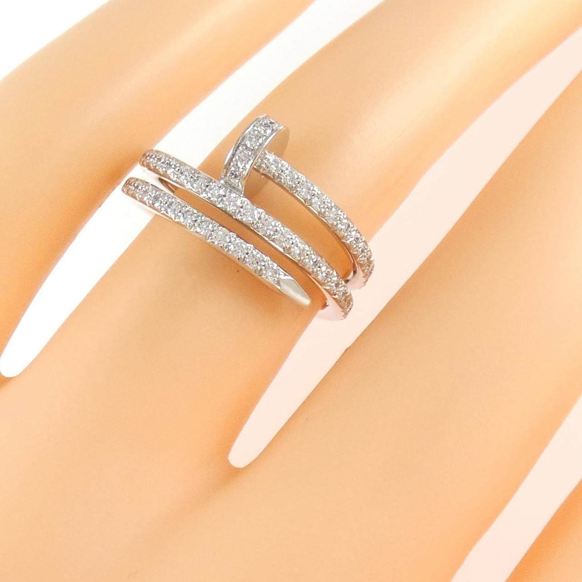 Cartier Juste Un Clou 18K White Gold Diamond Ring – packaging