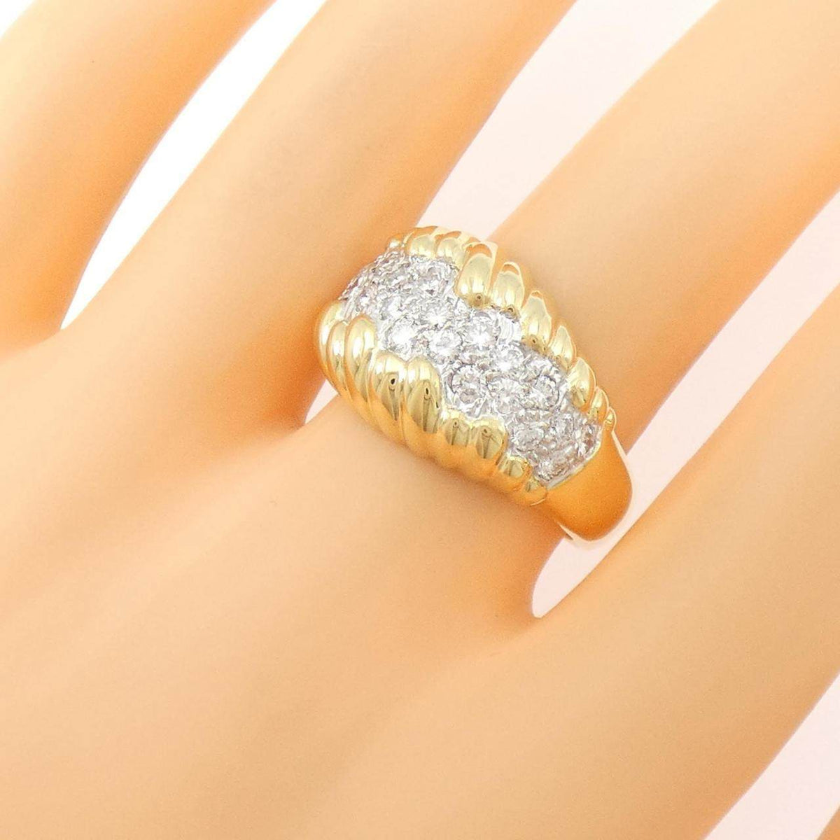 18K Yellow Gold Diamond Ring – packaging