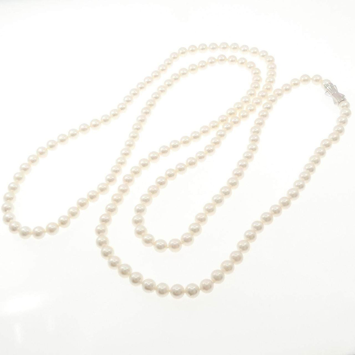 Tasaki Sterling Silver Akoya Pearl Long Necklace – packaging