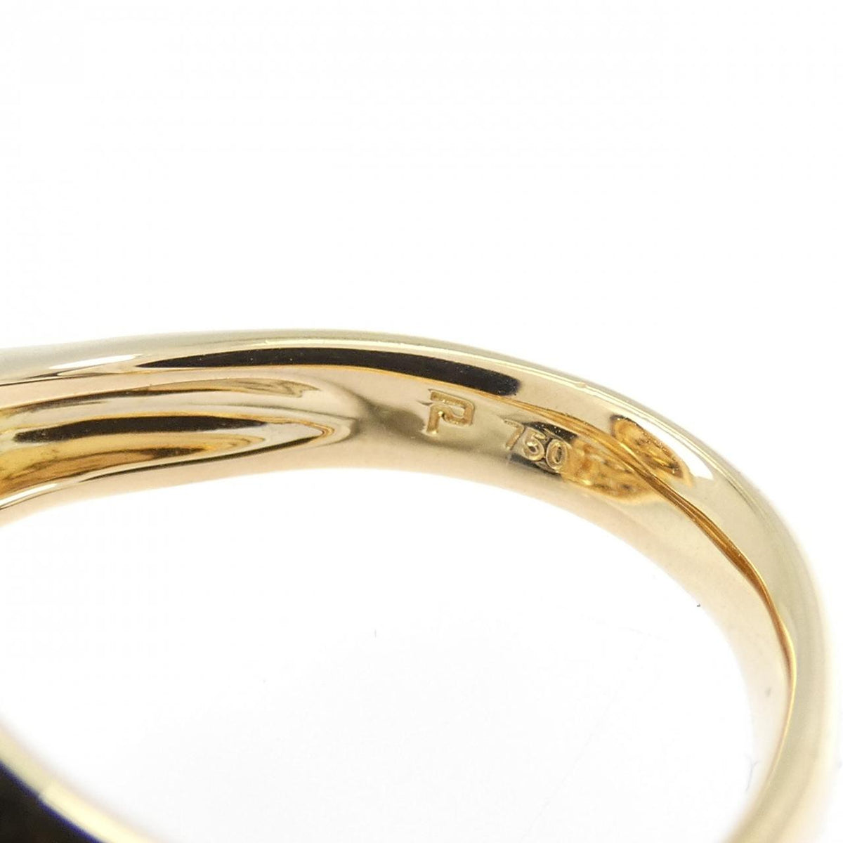 Pola 18K Yellow Gold Diamond Ring – inside band
