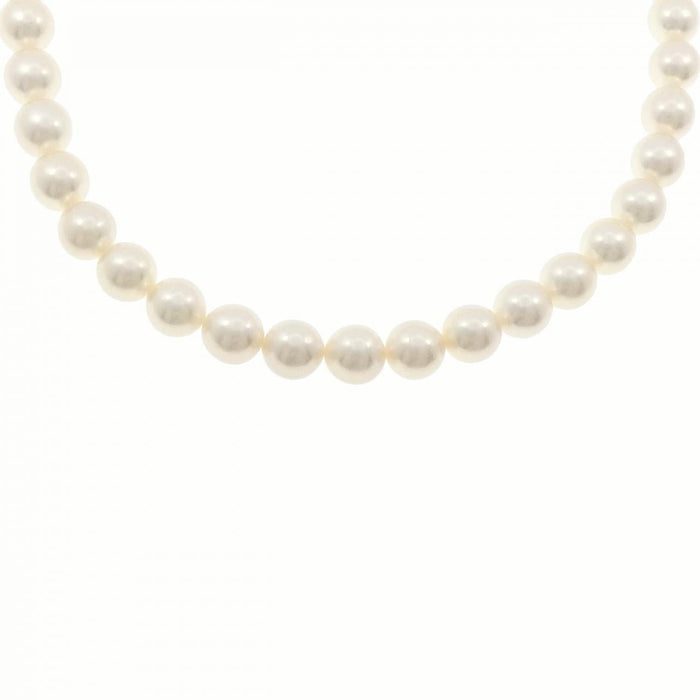 Tasaki Sterling Silver Akoya Pearl Necklace – front view