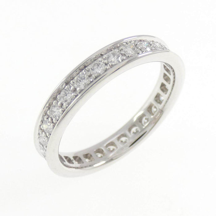 Cartier 18K White Gold Diamond Wedding Ring – front view