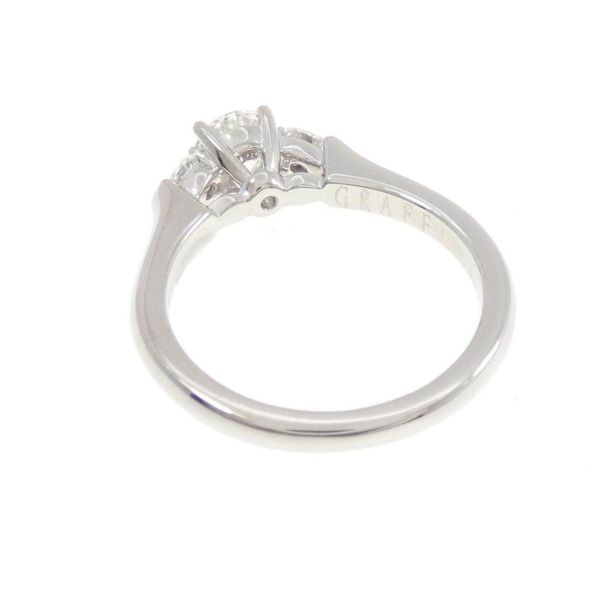 Graff Promise Platinum Diamond Ring – top view