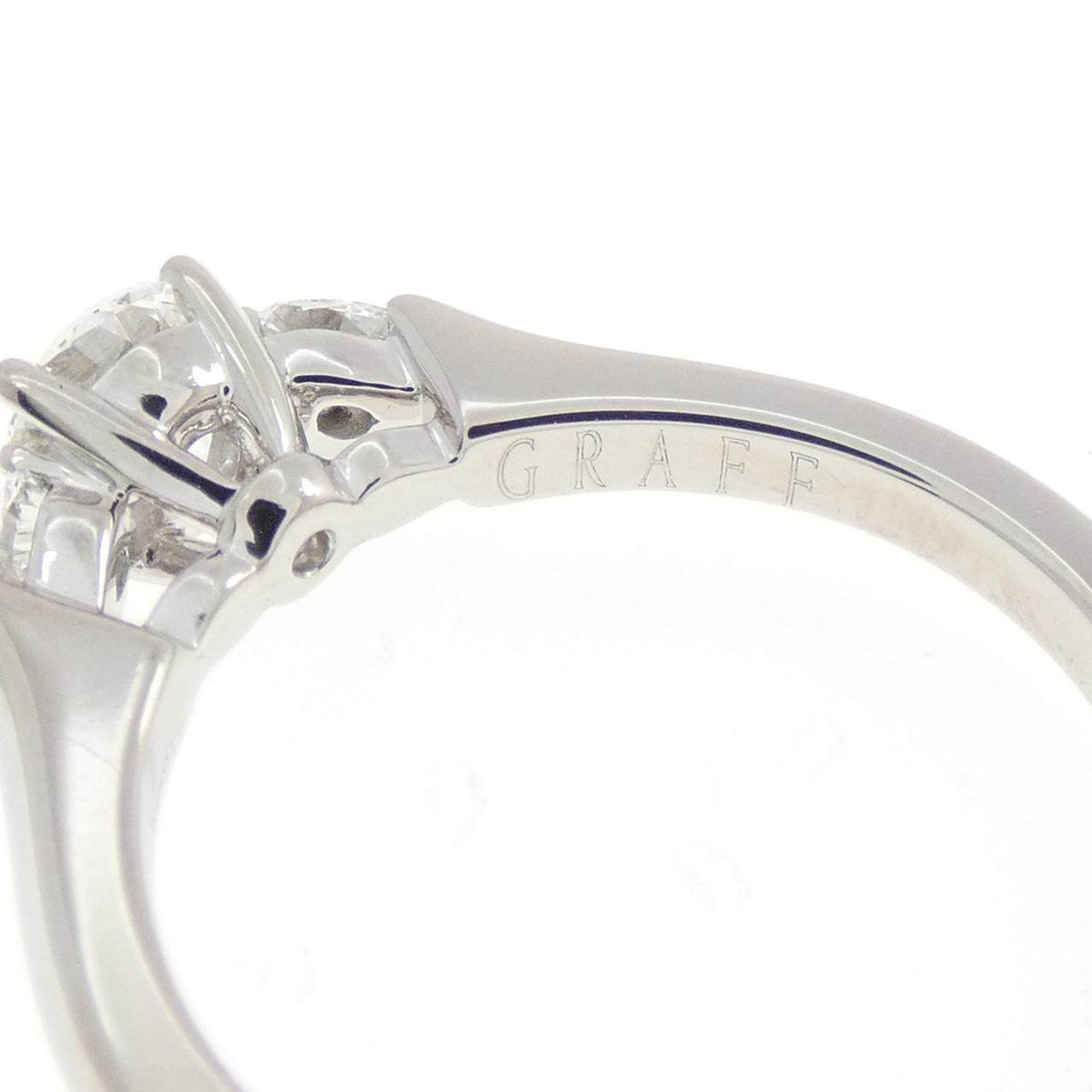 Graff Promise Platinum Diamond Ring – inside band