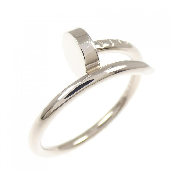Cartier Juste Un Clou Small 18K White Gold Ring – front view