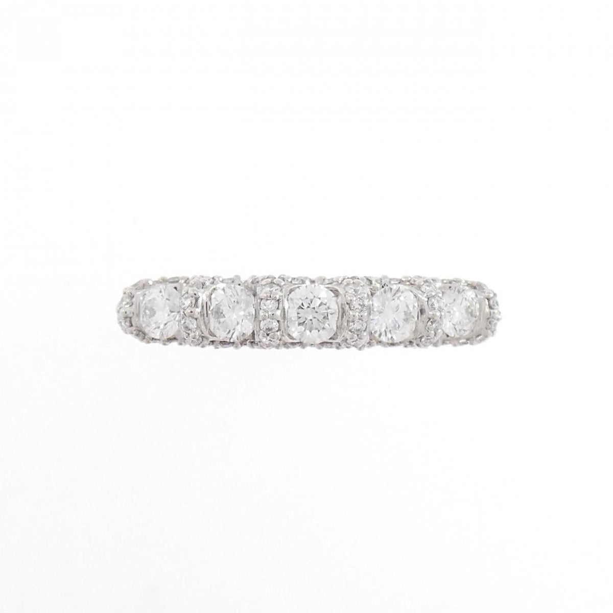 GSTV Platinum Diamond Ring – side view