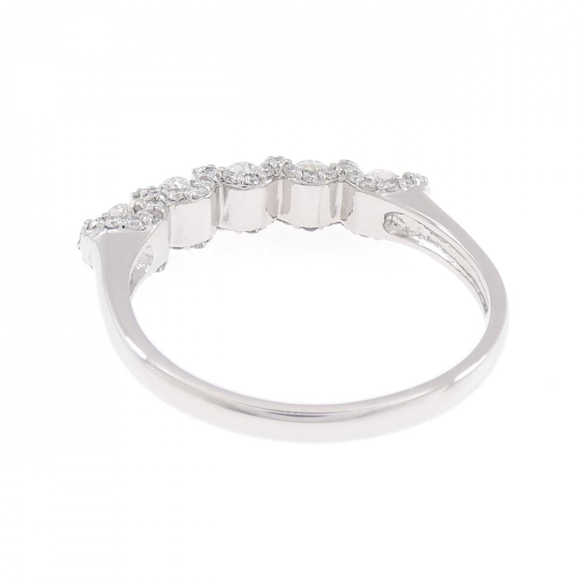 GSTV Platinum Diamond Ring – top view