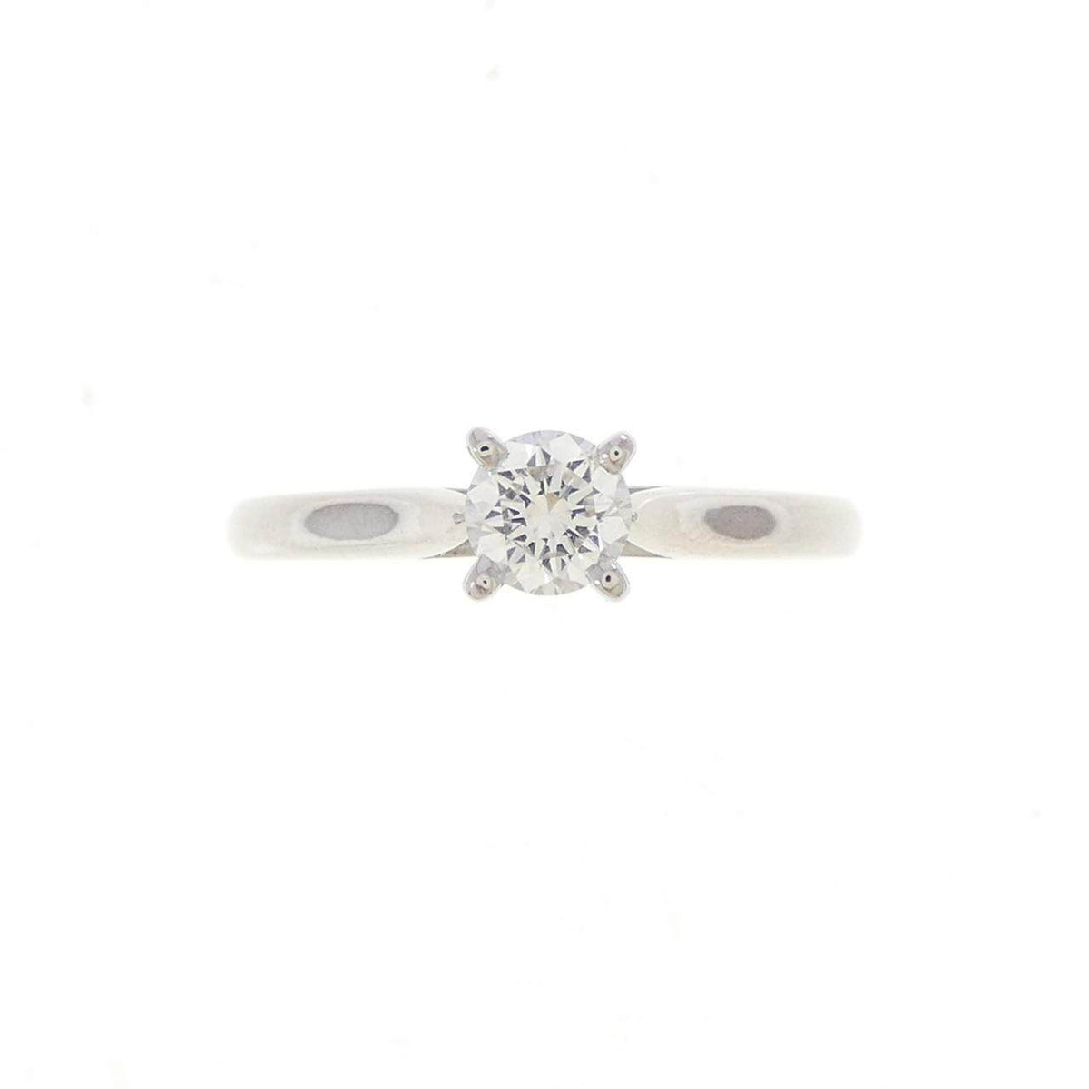 Cartier 1895 Platinum Diamond Solitaire Ring – side view