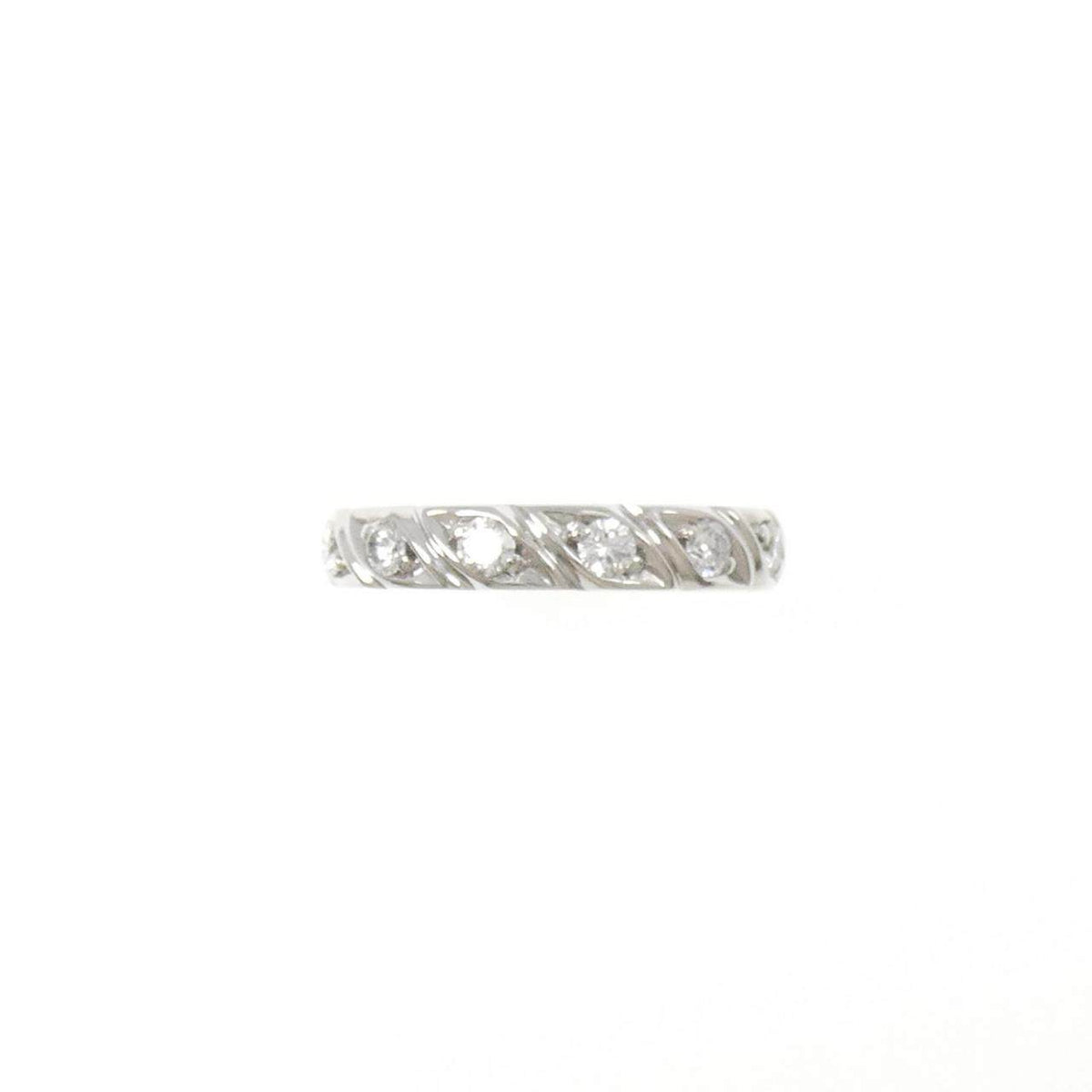 Chaumet Torsade Platinum Diamond Ring – side view