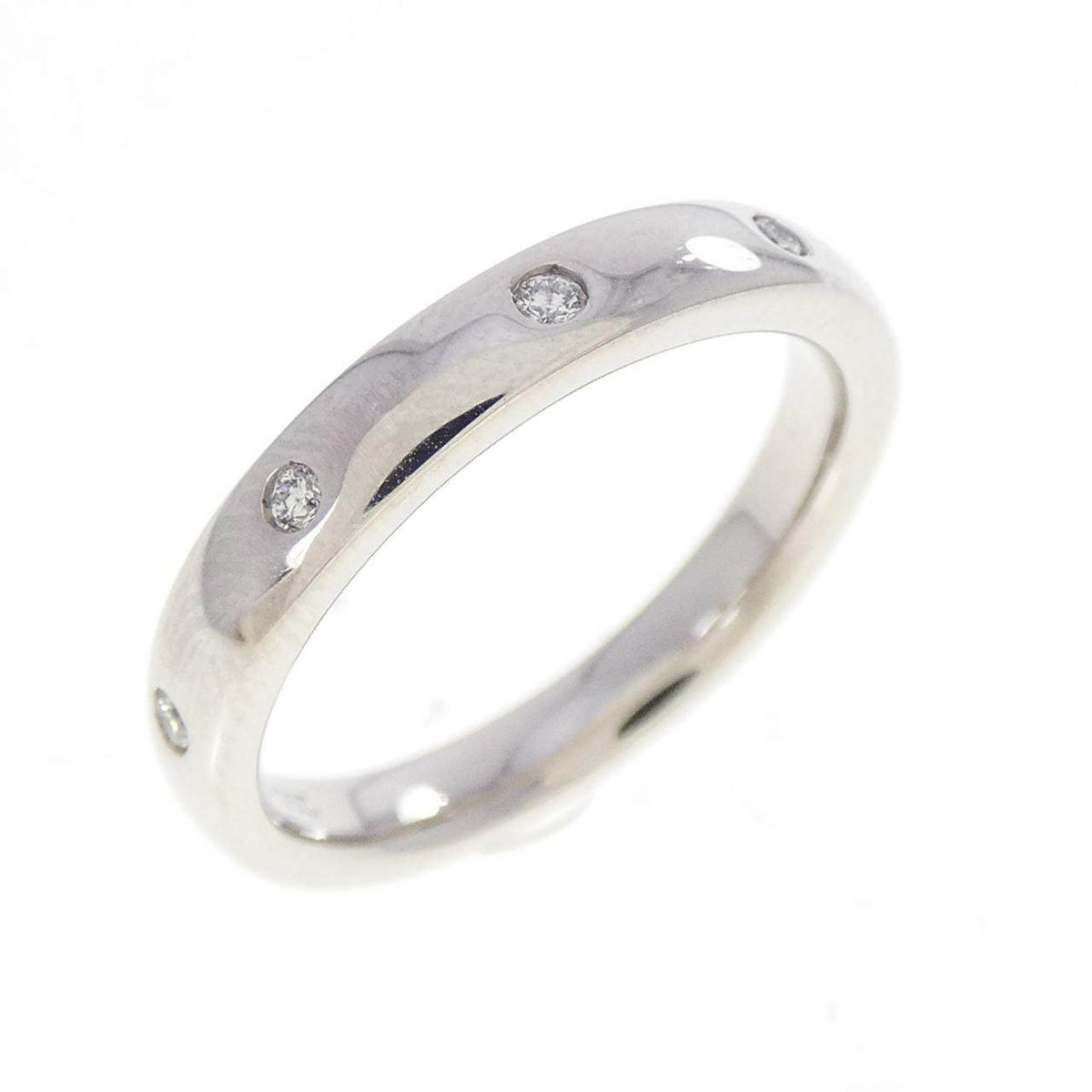 Platinum 4C Diamond Ruby Ring – front view