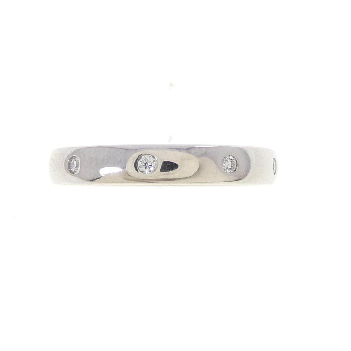 Platinum 4C Diamond Ruby Ring – side view
