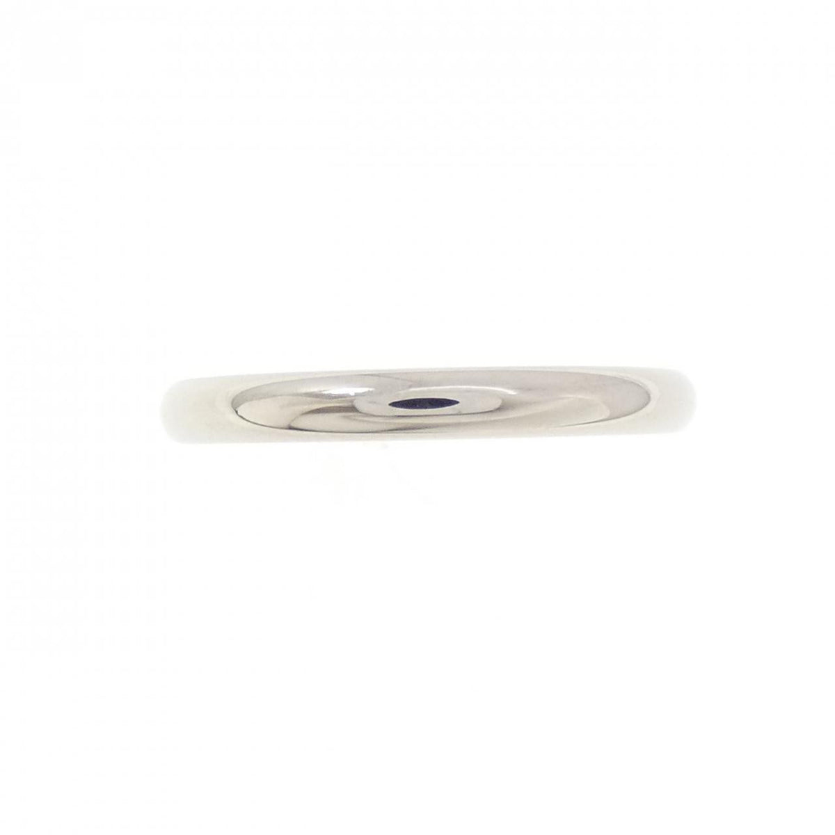 Cartier Platinum Diamond Wedding Ring – side view