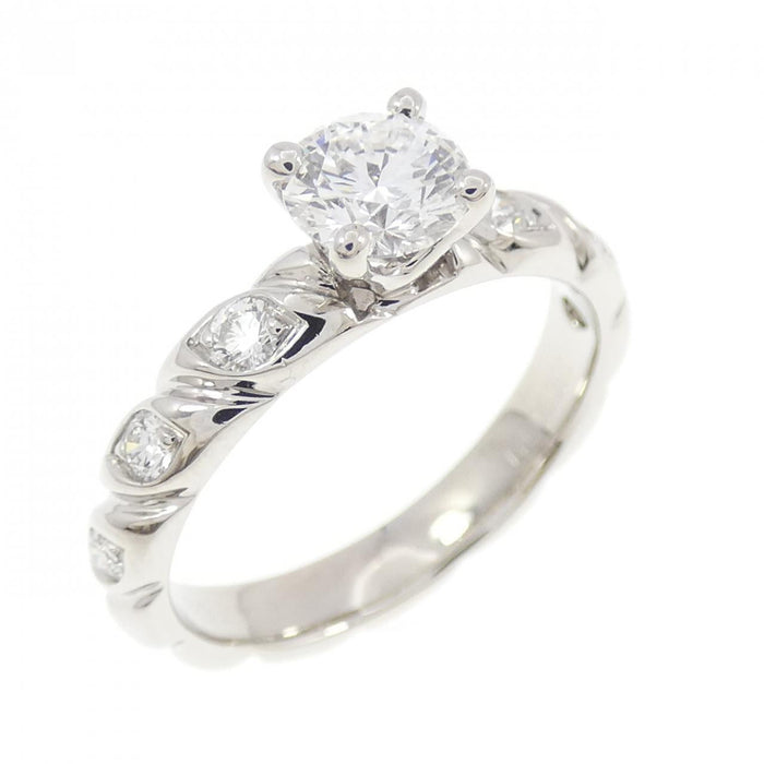 Chaumet Torsade Platinum Diamond Ring – front view
