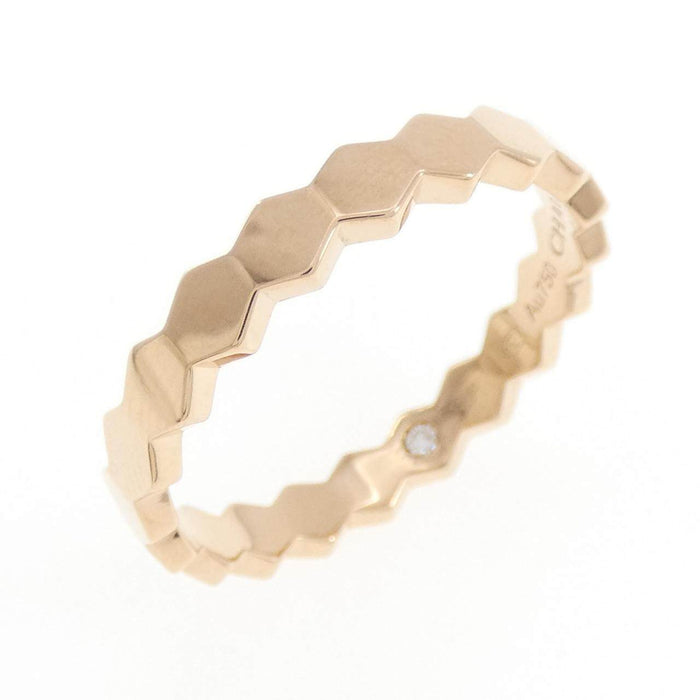Chaumet Bee My Love 18K Rose Gold Diamond Ring – front view