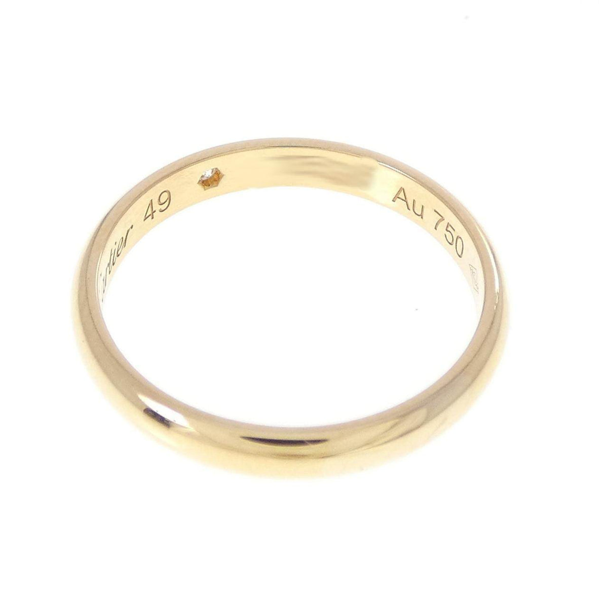 Cartier 1895 18K Yellow Gold Diamond Wedding Ring – top view