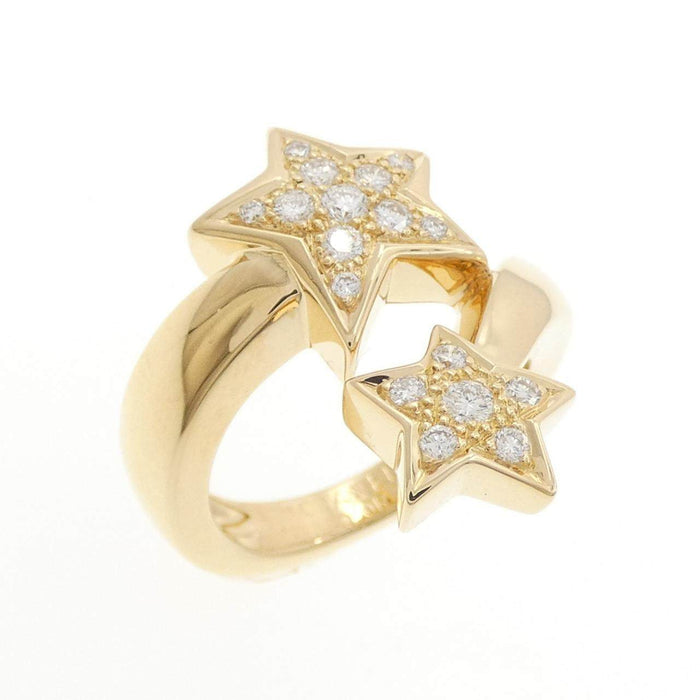 Chanel Comete Toi Et Moi 18K Yellow Gold Diamond Ring – front view