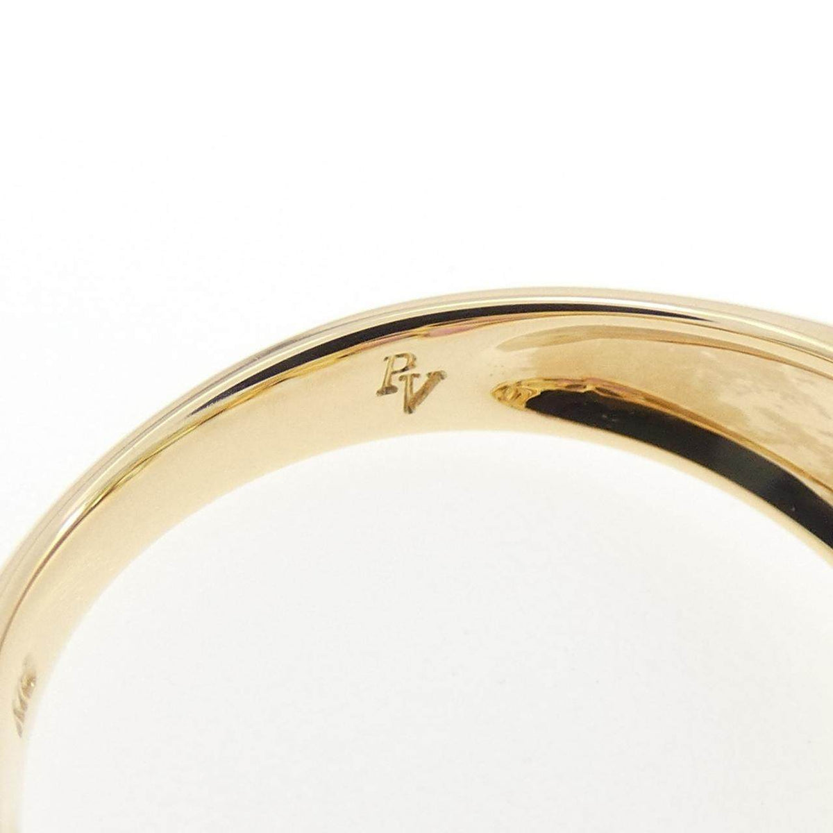 Ponte Vecchio Color Stone 18K Yellow Gold Peridot Ring – inside band