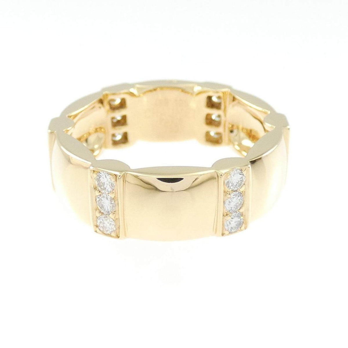 Chaumet Jeux de Liens 18K Yellow Gold Diamond Ring – side view