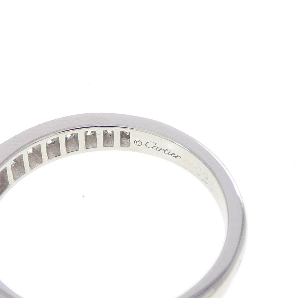 Cartier 1895 Platinum Diamond Solitaire Ring – inside band