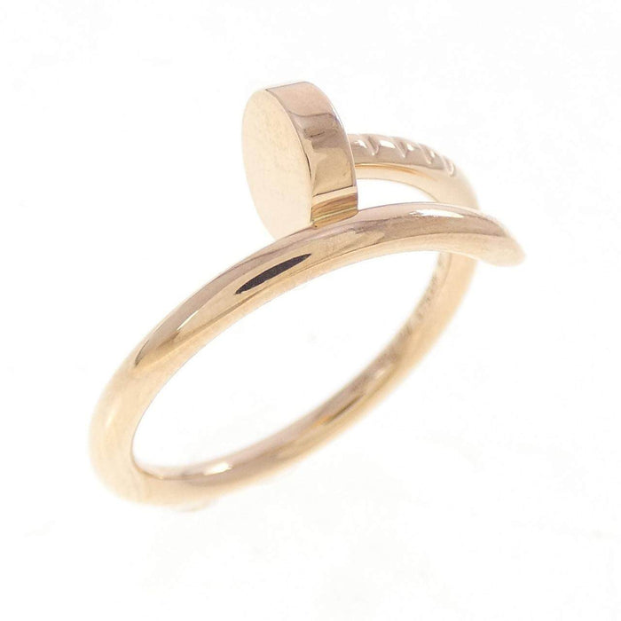 Cartier Juste Un Clou Small 18K Rose Gold Ring – front view