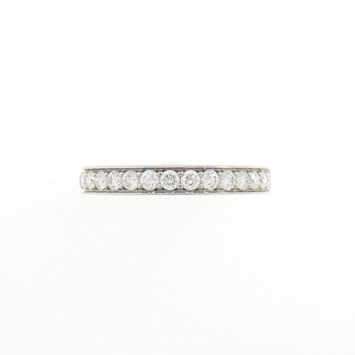 Cartier Platinum Diamond Wedding Ring – side view