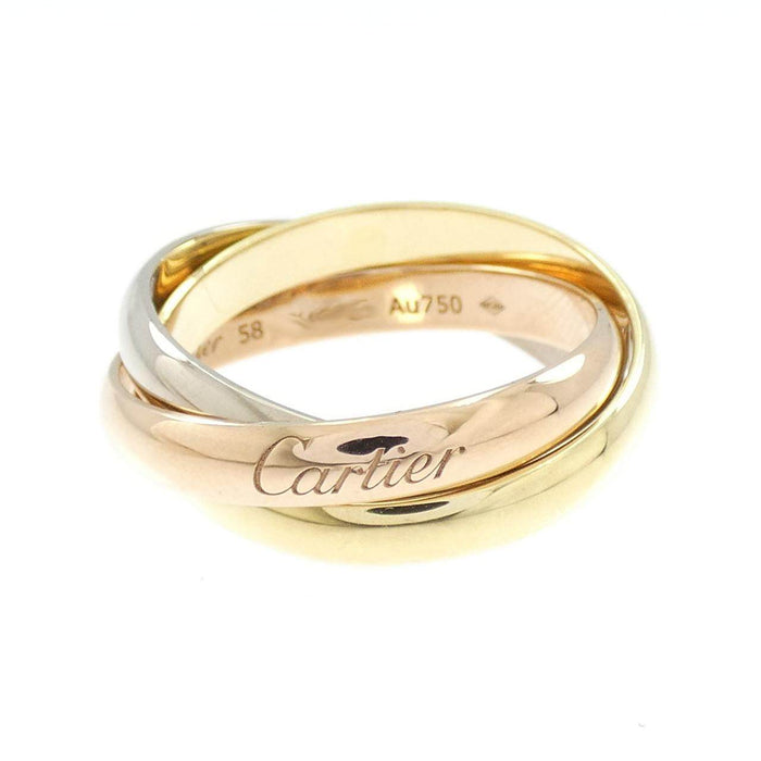 Cartier Trinity 18K Yellow Gold Ring – front view