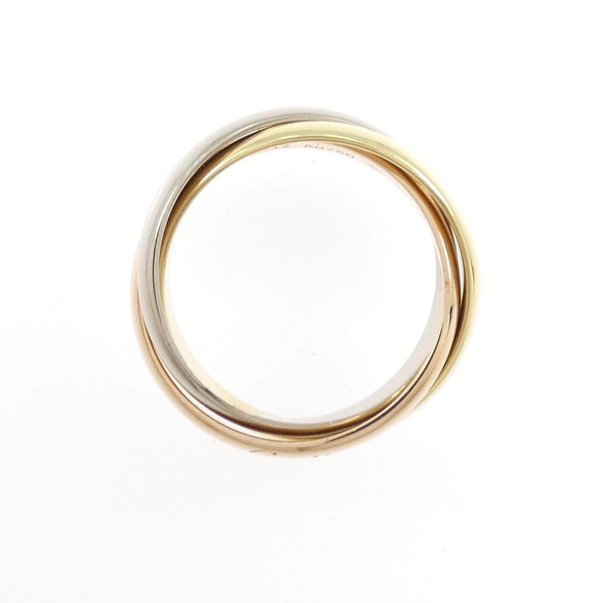 Cartier Trinity 18K Yellow Gold Ring – side view