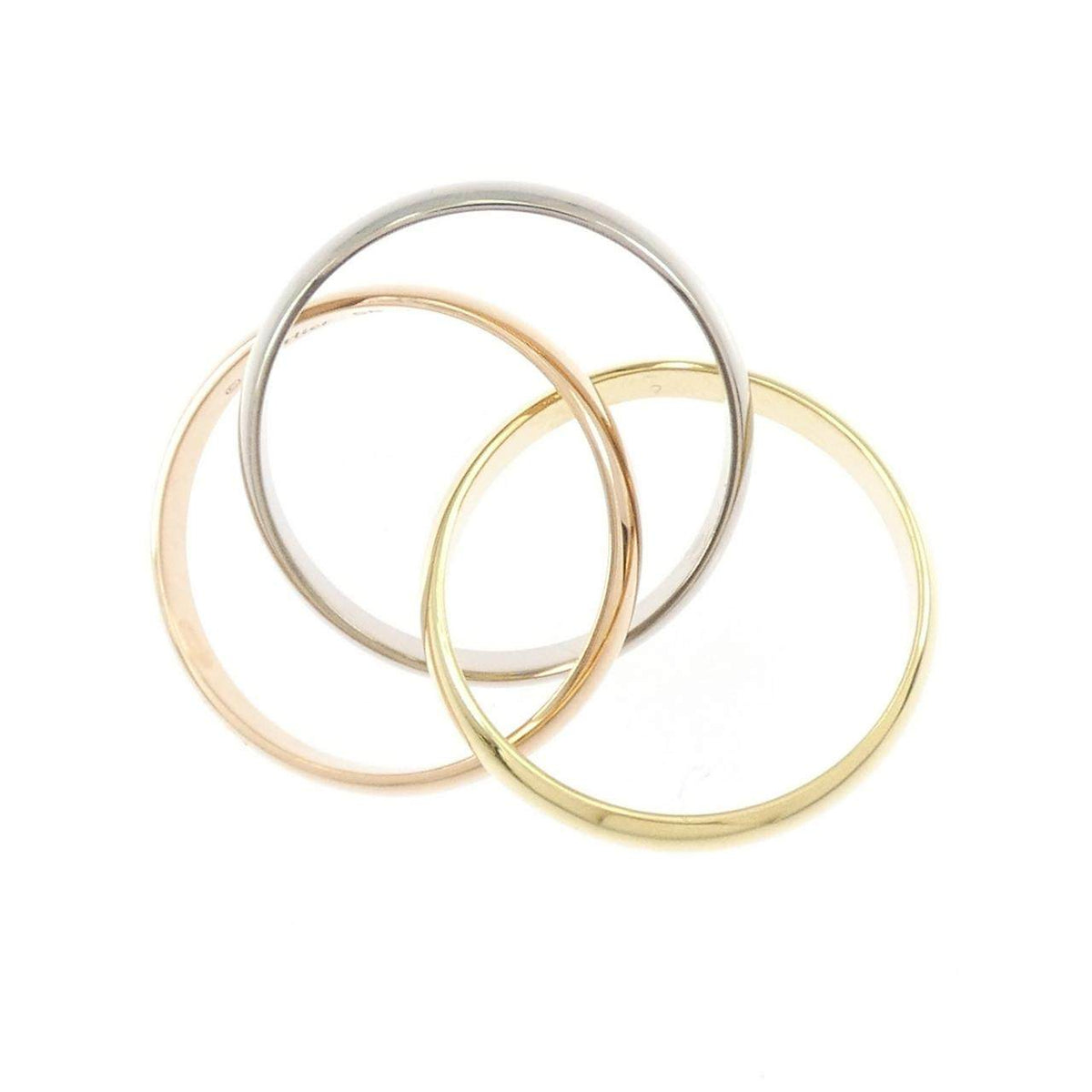 Cartier Trinity 18K Yellow Gold Ring – top view