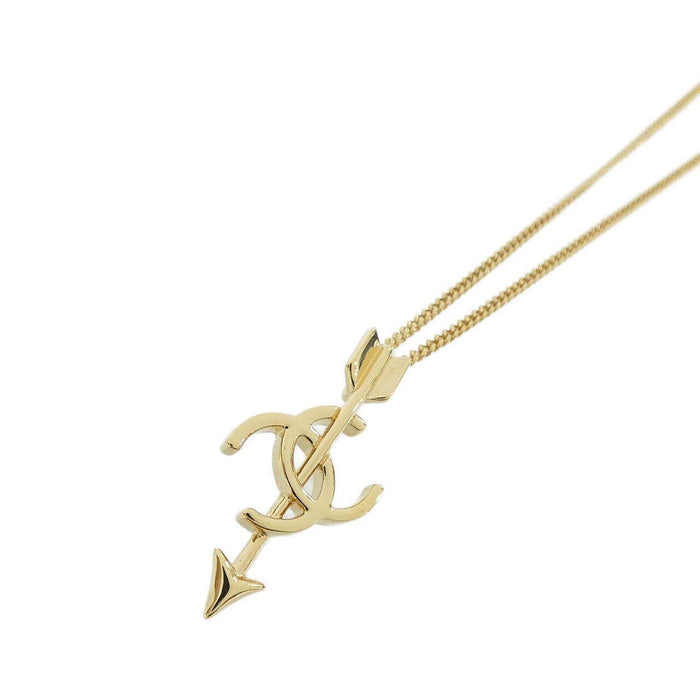 Chanel Gold-Plated Necklace – front view