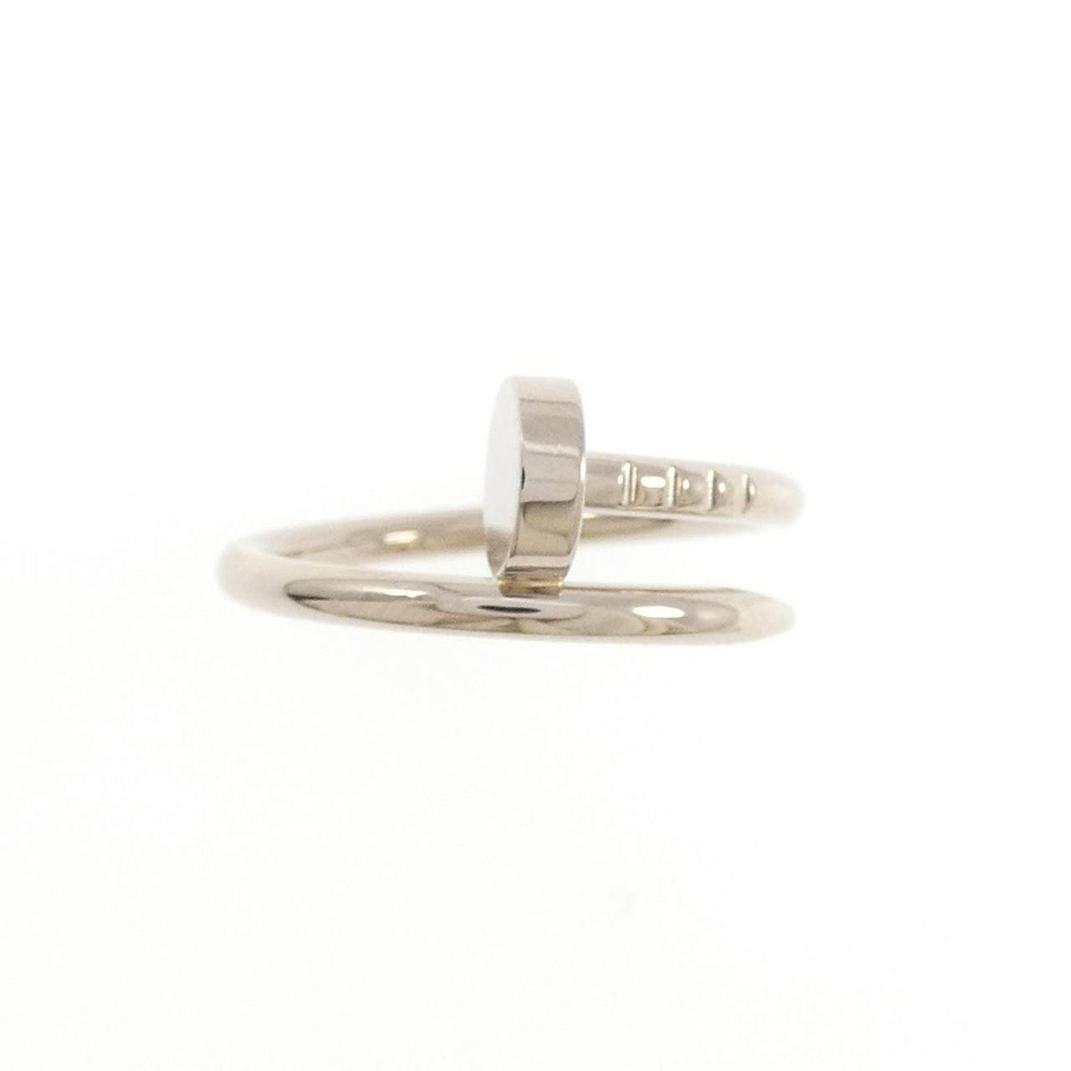 Cartier Juste Un Clou 18K White Gold Ring – side view