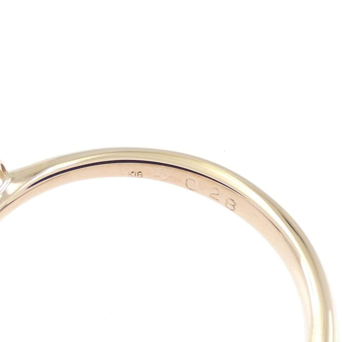 Ponte Vecchio Flower 18K Rose Gold Diamond Sapphire Ring – inside band
