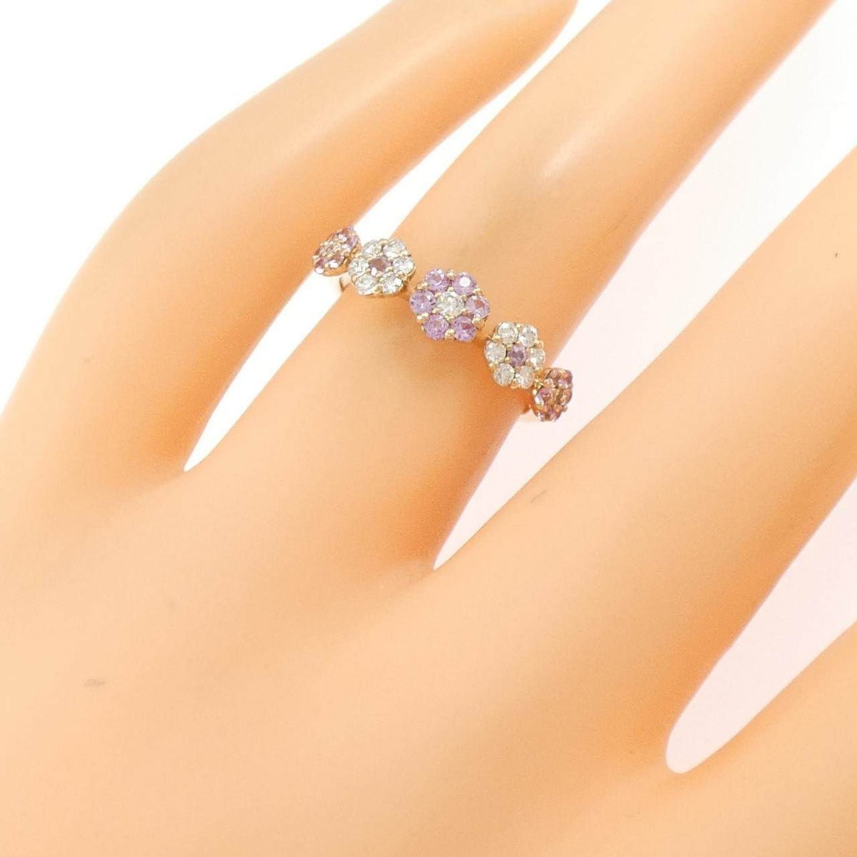 Ponte Vecchio Flower 18K Rose Gold Diamond Sapphire Ring – packaging