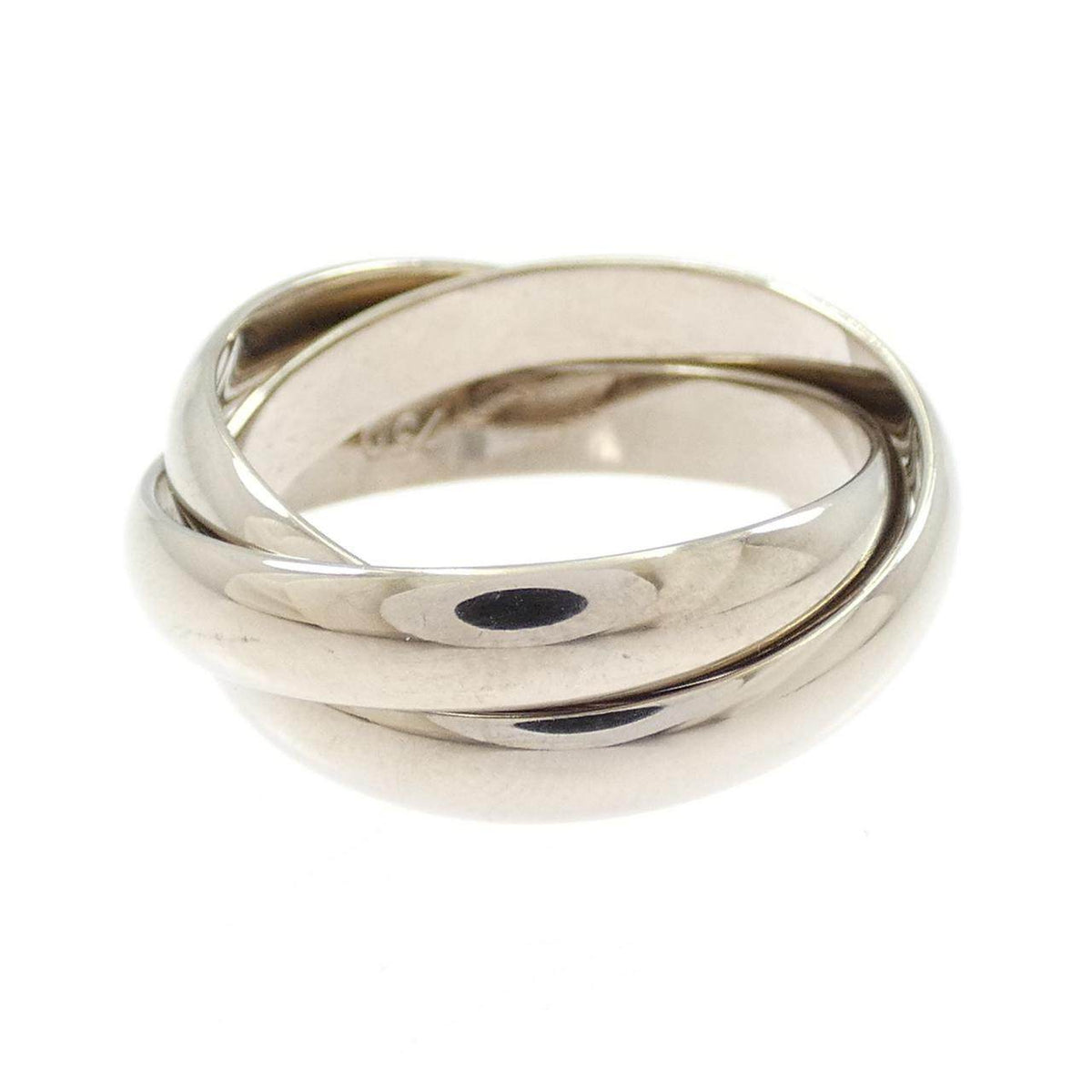 Cartier Trinity 18K White Gold Ring – front view