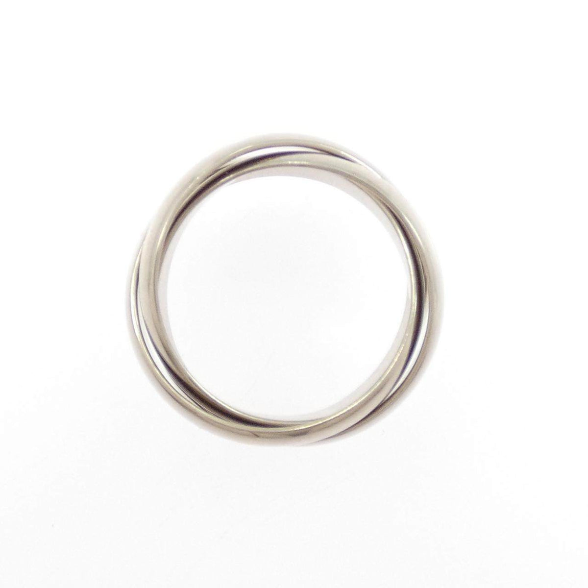 Cartier Trinity 18K White Gold Ring – side view