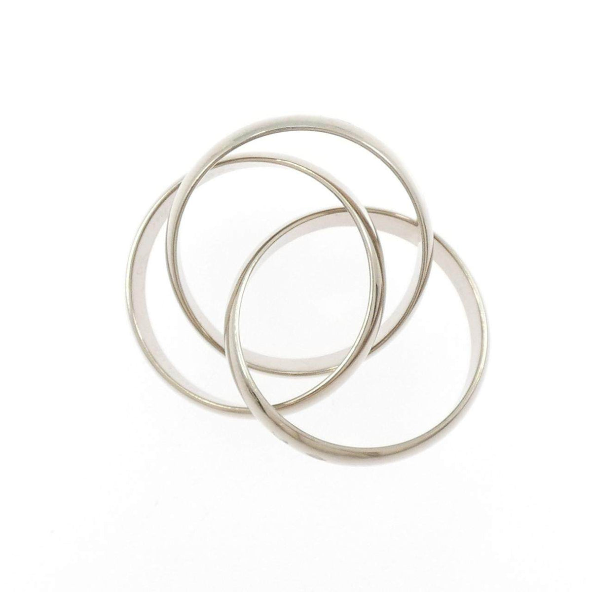 Cartier Trinity 18K White Gold Ring – top view