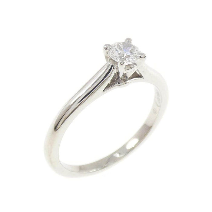 Cartier 1895 Platinum Diamond Solitaire Ring – front view
