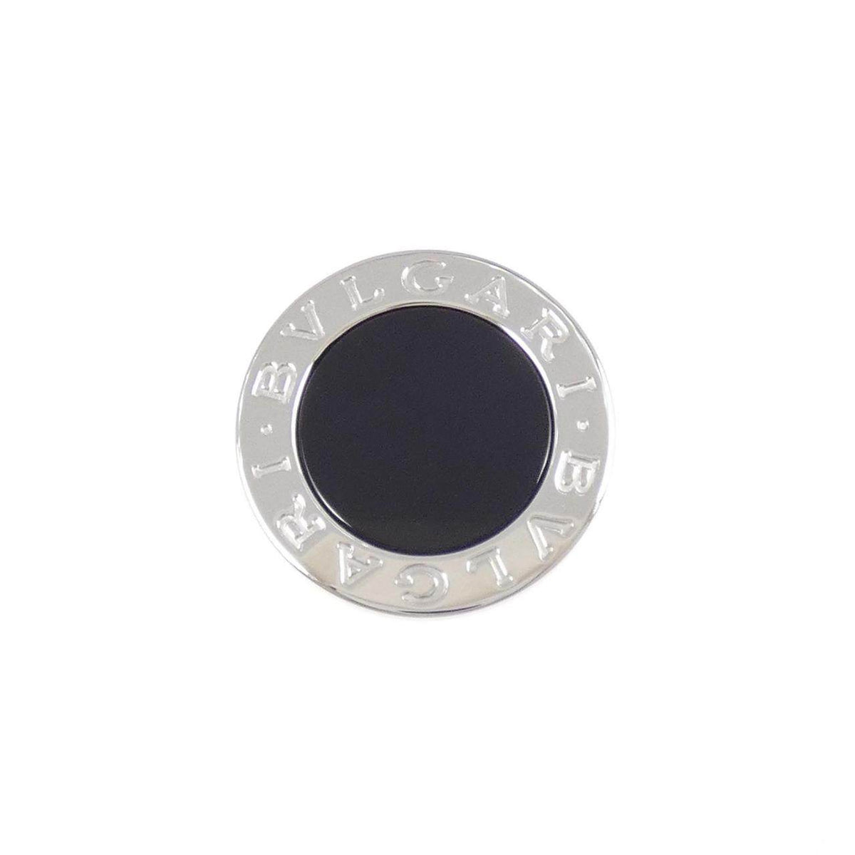 Bulgari BVLGARI BVLGARI Big 18K White Gold Onyx Ring – side view