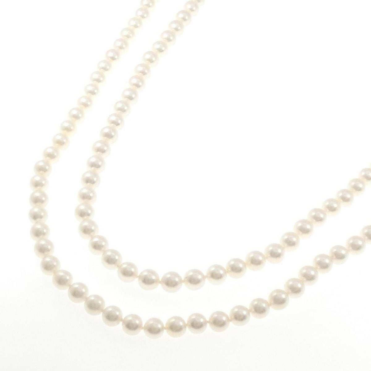 Tasaki Sterling Silver Akoya Pearl Necklace – pendant detail