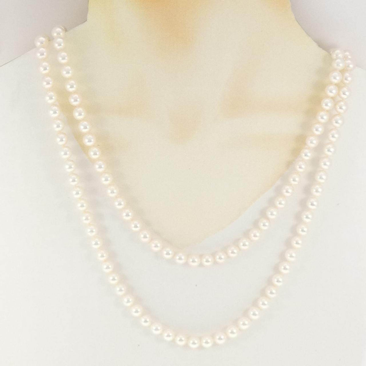 Tasaki Sterling Silver Akoya Pearl Necklace – alternate view